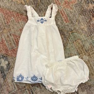 Janie and Jack dress and bloomers
